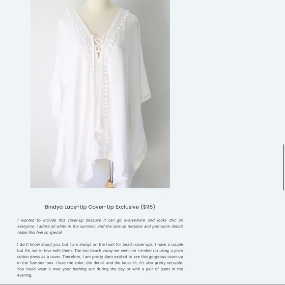 BINDYA coverup pom & lace - Picture 9 of 15